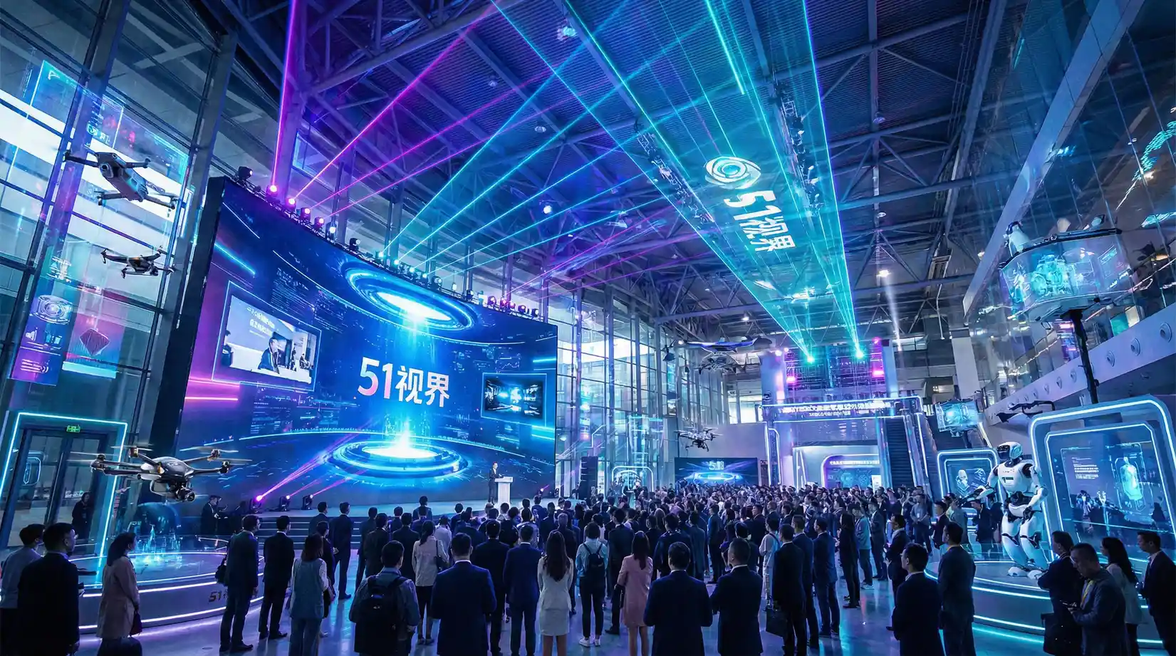 科技展览会现场 - 吃瓜五一 综合报道